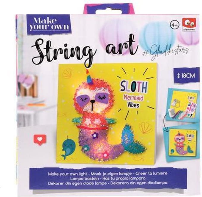 Slammer Maak Je Eigen String Art Met Ledverlichting