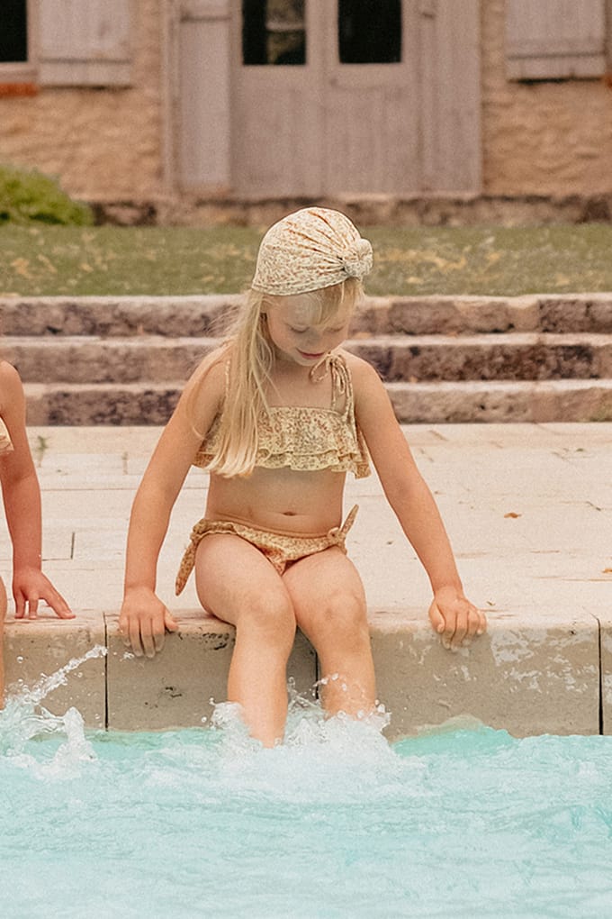 Louise Misha Panties Zaca Yellow Spring Flower Maat: 9M | Badmode Outlet | kids | Geel