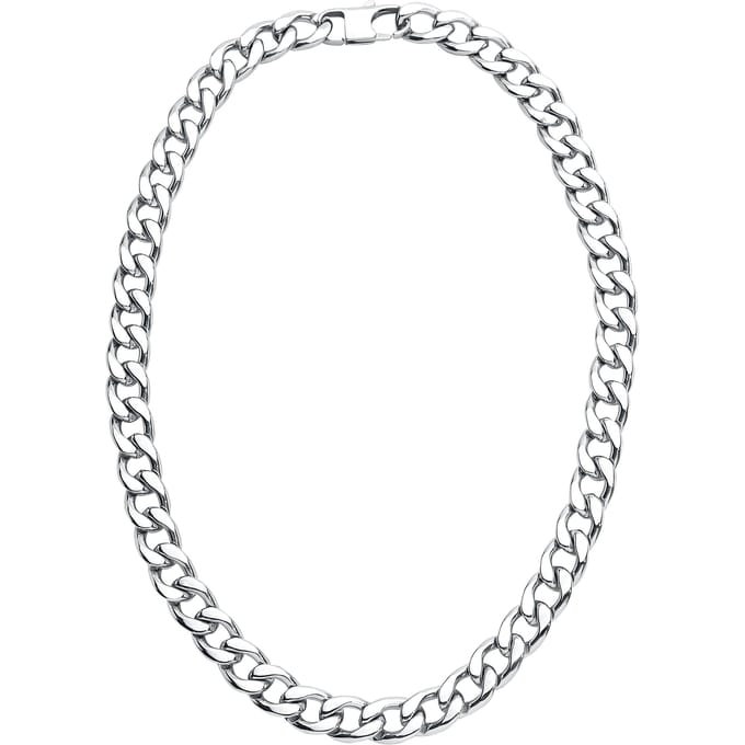 etNox hard and heavy Halsketting - Panzerkette - voor Mannen - zilverkleurig