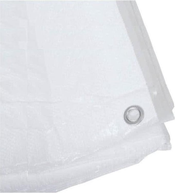 Afdekzeilen / dekkleden 100 g/m² - 6 m x 8 m - wit