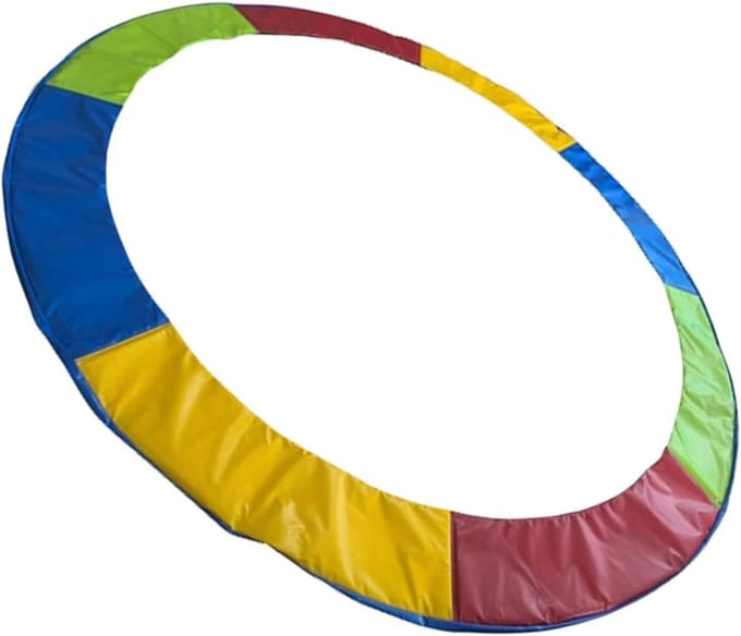 Trampoline Pad - Springmat Vervanging - Veilig Springen - Schokabsorberende Lagen - 306 cm Buitendiameter - Kleurrijk