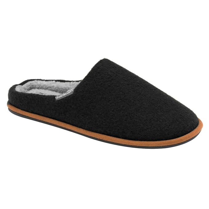 Heren Pluche Gevoerde Instapslippers Met Geheugenfoamsol