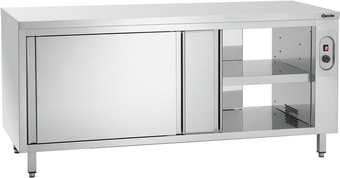 Bartscher Warmhoudkast - RVS - Doorgeefmodel - 2kW - 20°C/80°C - 1800x700x850mm