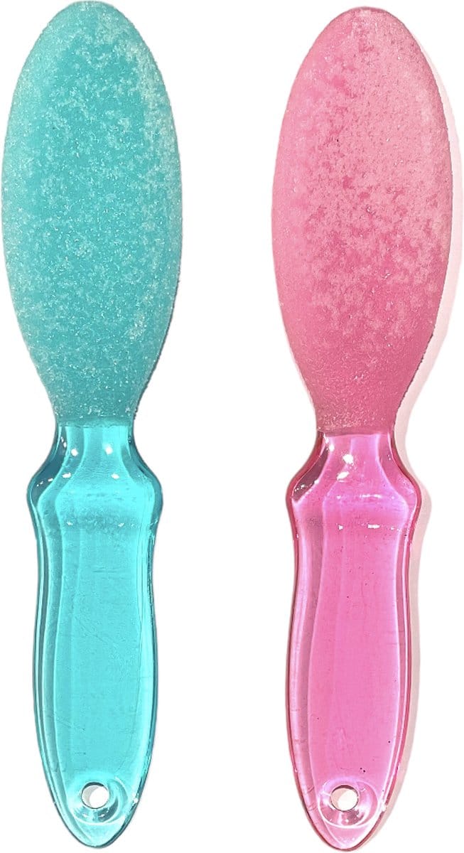 Voetvijl - Eeltvijl - 2-Zijdig - Groen/Roze - Set 2 Stuks (533)