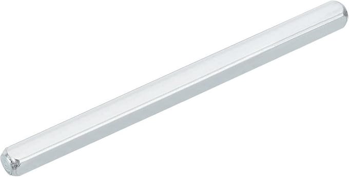 Reserve Deuraspinel 130 x 8 mm Zilver voor Binnendeuren