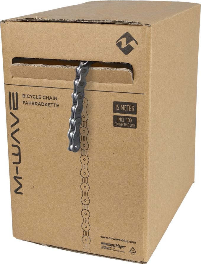 Ventura Ketting 9-speed - 15m rol - Inclusief 10 verbindingsschakels - Grijs