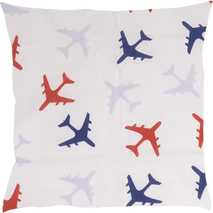 BINK Bedding Sierkussen Planes Blauw 50 x 50 incl vulling