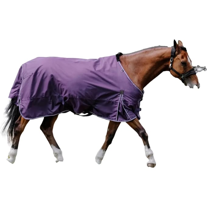 Waterdichte paardendeken Equithème Tyrex Aisance Prune 600D 0g