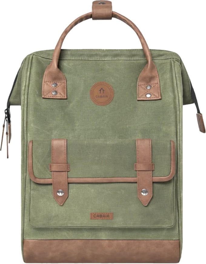 Cabaia Adventurer Medium Laptoprugzak - 14 inch - 18L - Groen