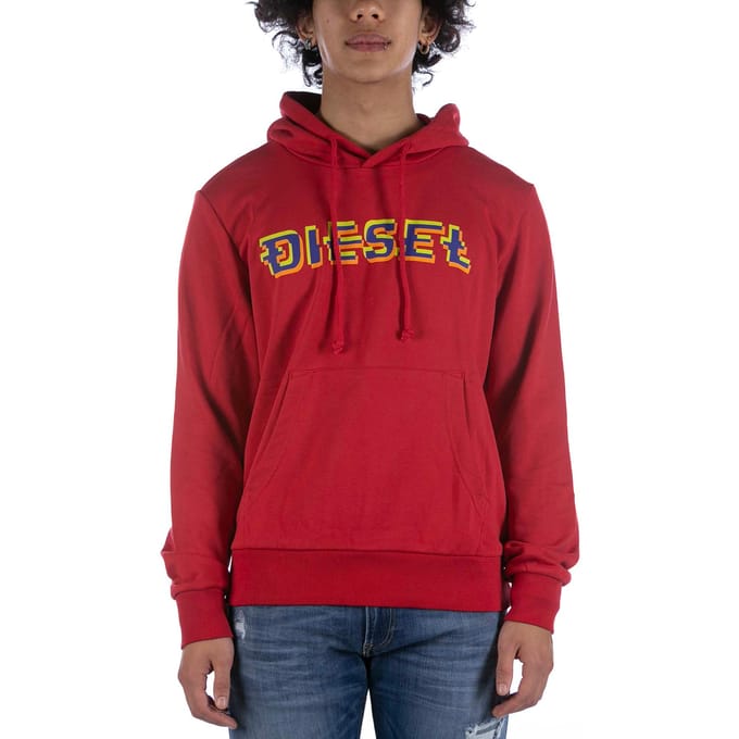 Diesel Sweatshirt S-Ginn Capuchon K27 Rood