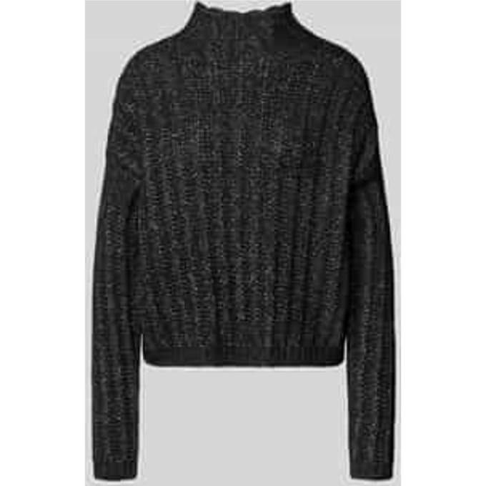 Relaxed fit gebreide pullover van katoenmix met wol, model 'SAFINEYNY'