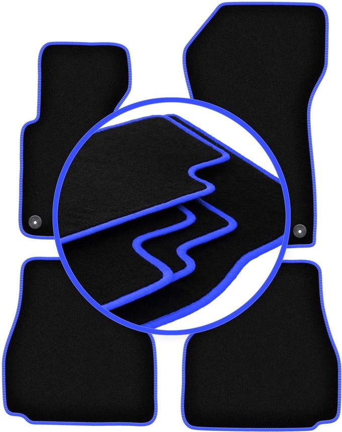 CARLUX-BLUE automatten voor: BMW 3 E36 cabriolet (1993-2001)