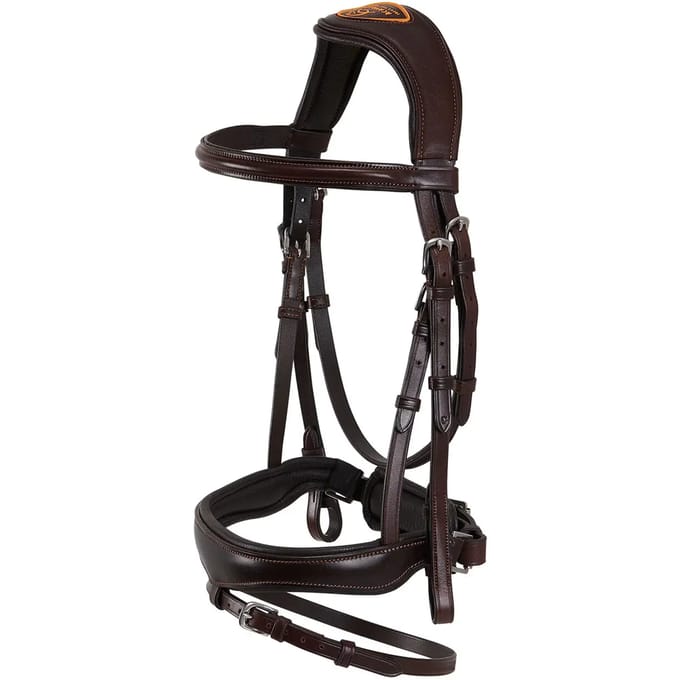 Halsband van leer Acavallo Maesta'