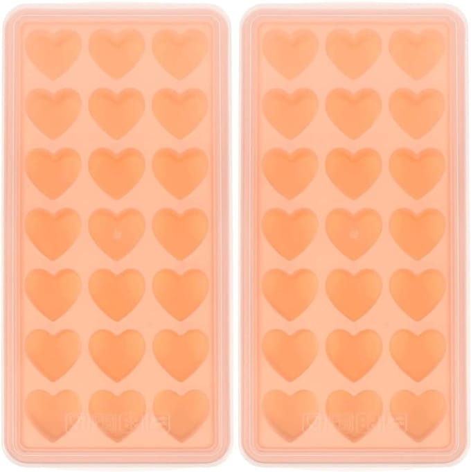 Vormpjes - Bakvormpjes - Koude Desserts - Flexibel Siliconen - 2 Stuks - Roze