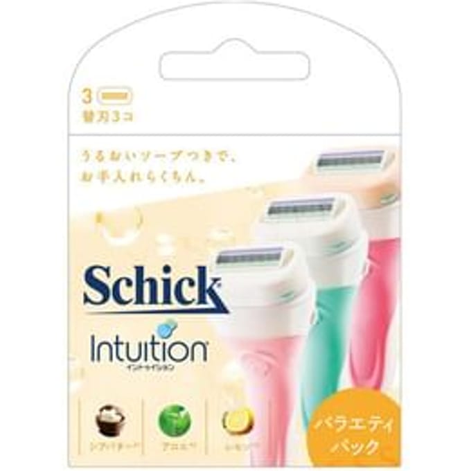 Schick Japan - Intuition Variety Razor Blade Refill 3 pcs