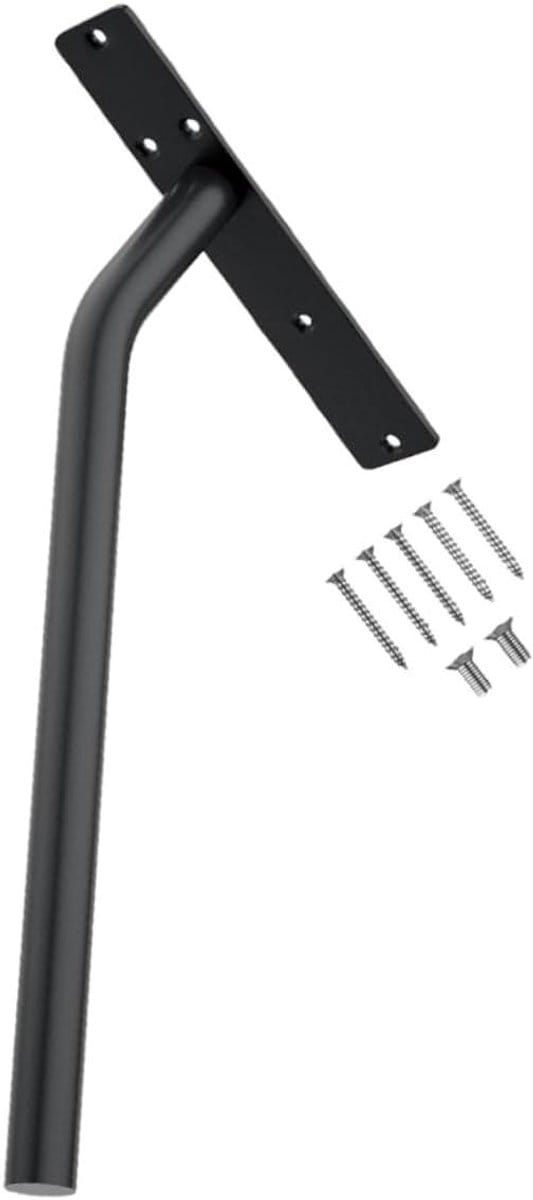 Steun voor trapleuning - Bevestiging steun - Trap verstevigen - Modern design - 40x25x5cm - Zwart