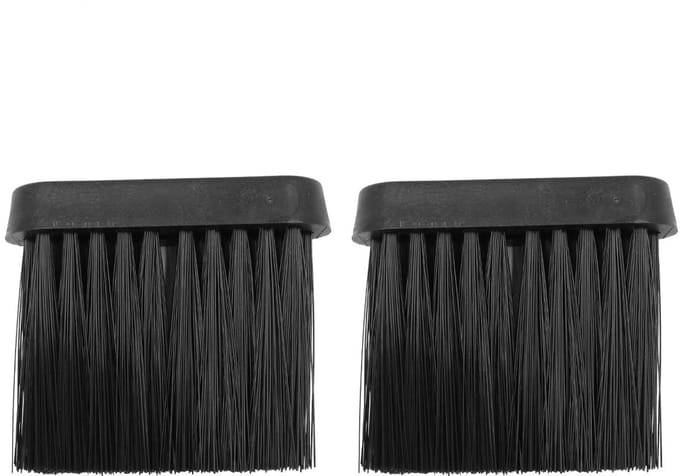 Dailygoods - 2 Stuks Haardborstel Hoofd voor Open Haard Reiniging