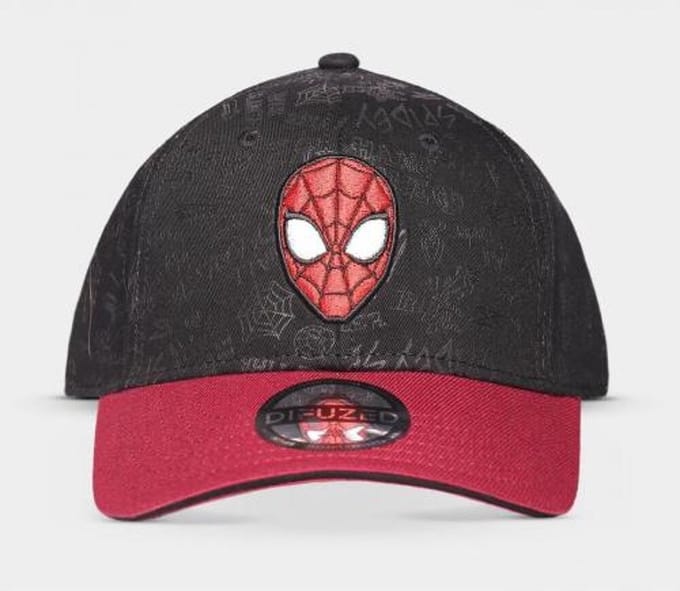 Marvel SpiderMan Snapback pet kinderen Embroidered Patch Zwart