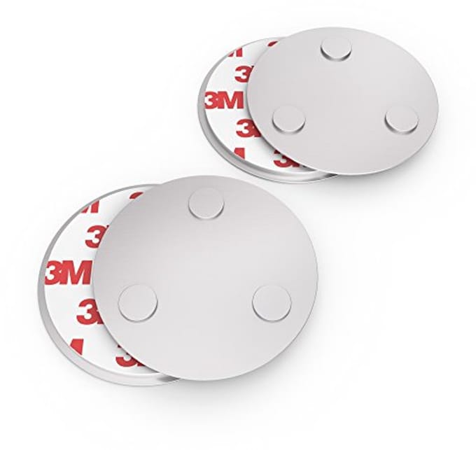 Universele magnetische bevestiging voor rookmelders - set van 2