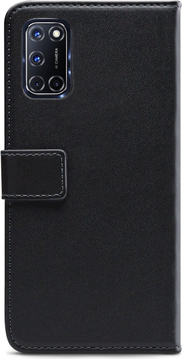 Mobilize - Oppo A72 Hoesje - Elite Gelly Wallet Book Case Zwart