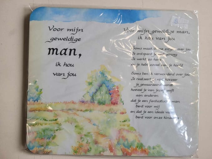 Muismat met prachtige tekst - Mousepad