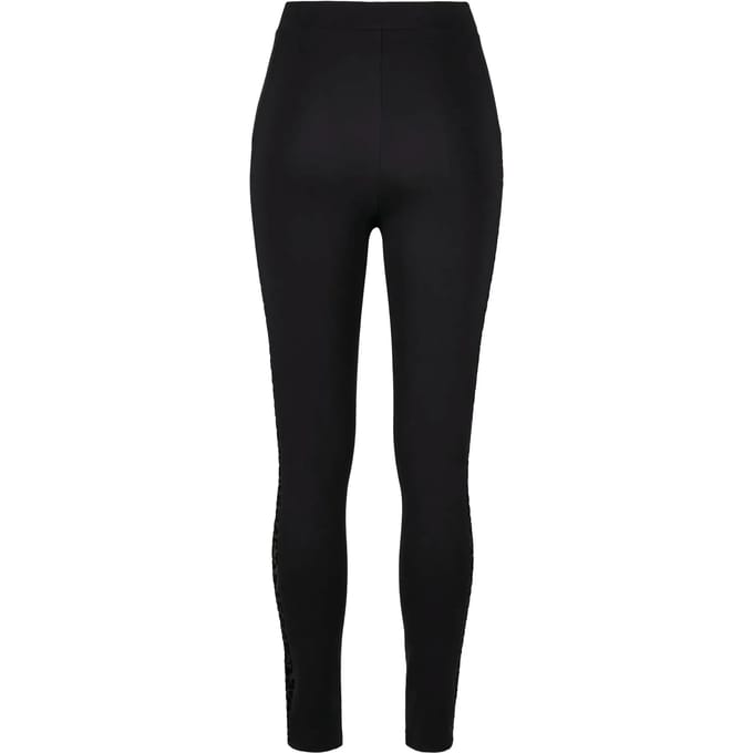 Dames legging Urban Classics flock lace stripe (grandes tailles)