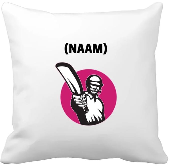 Akyol - cricket met eigen naam Kussen hoes - Cricket - cricketer - sport - 40 bij 40 cm
