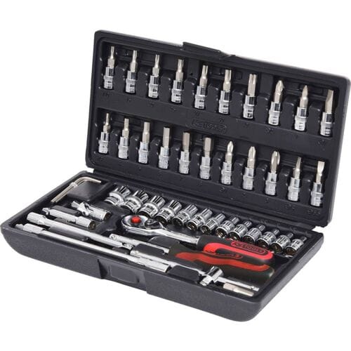 KS Tools CHROME+ Dopsleutel en bit set 1/4" 48-delig 918.0648