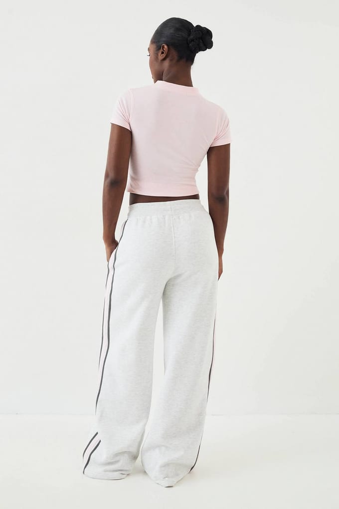Dames DSGN Studio Sport Colour Block Straight Leg Jogger | Asgrijs | Maat: XL