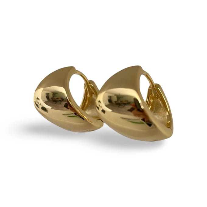 Statement oorbellen/14 karaat goldplated/Bling-it