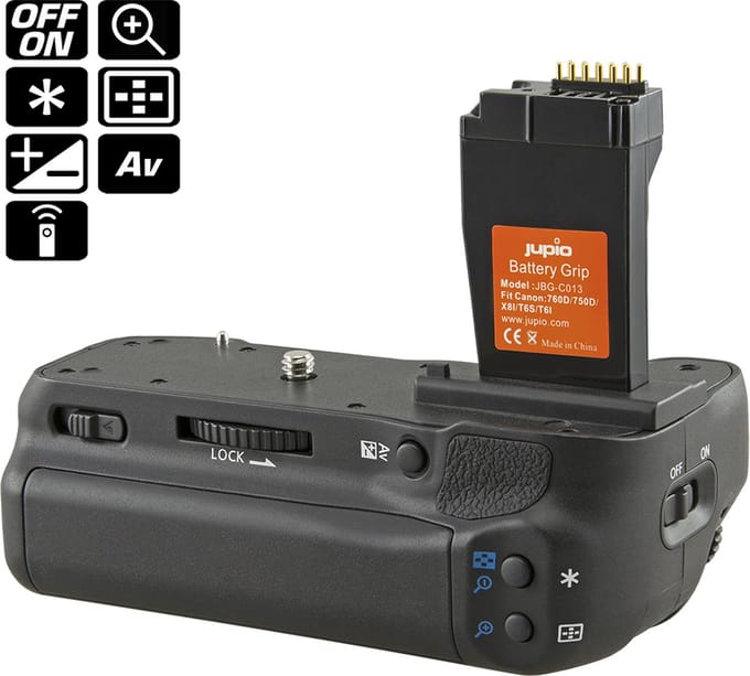 Jupio Batterygrip for Canon 750D/760D/IX8/T6S/T6I
