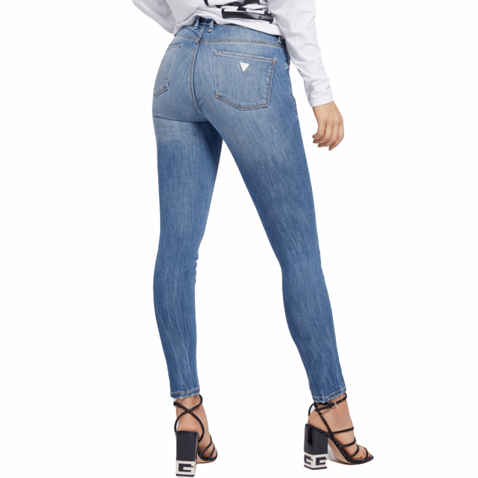 Guess damesjeans met logo-Dreieck