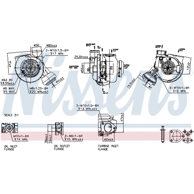 Supercharger, drukvulling NISSENS 93177