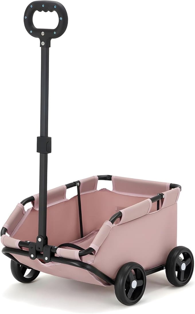 Hondenbuggy - Dierenwagen - Buitenritjes - Inklapbaar - Tot 7 kg - Roze