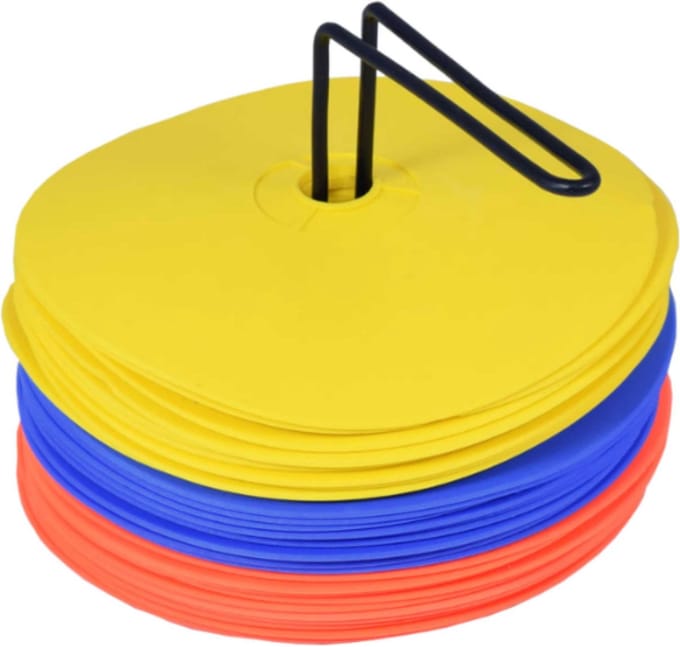 Floormarker Colombia set - Set á 30 stuks + houder - Trainingsmaterialen