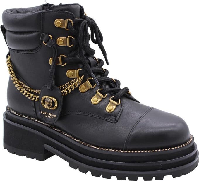 Kurt Geiger London Chelsea Combat Boot Boots Dames - Zwart - Maat 36