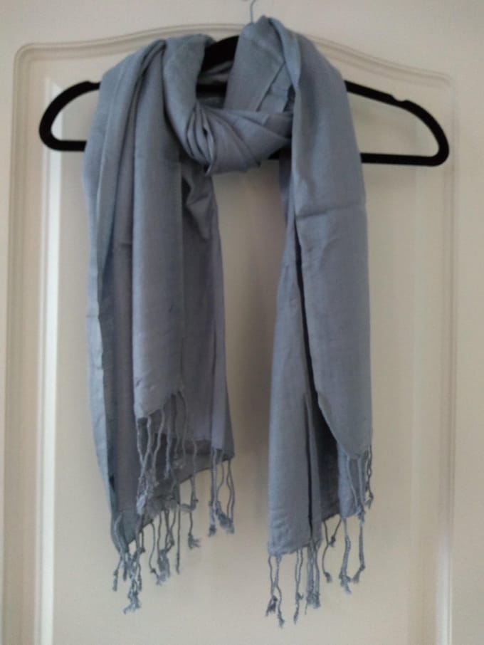Dames sjaal pashmina Marianne donkergrijs