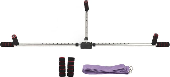 Verstelbare Been Brancard - Stretch Machine Split - Dans Training - 3 Bar Ontwerp - Verstelbaar - Zwart