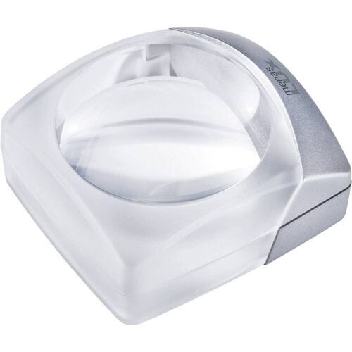 Eschenbach menas LUX - Vergrootglas met 3x vergroting - Leesloep met LED-verlichting - Compacte loep