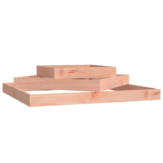 vidaXL - Plantenbak - 112x112x27 - cm - massief - douglashout