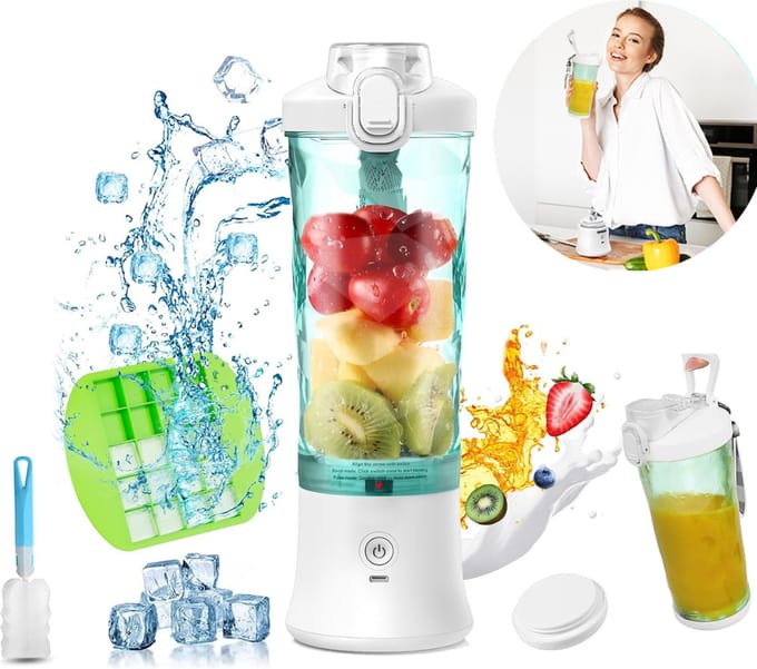 White-Label Smoothie Maker - Blender to go - 600ML - Wit