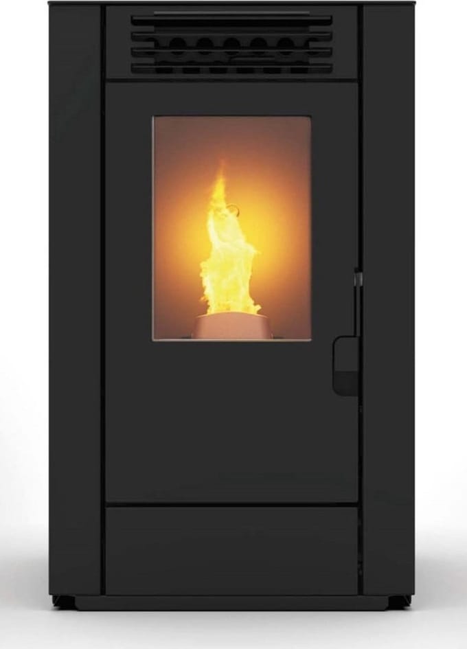 Pelletkachel Kalor Kim 8kW - Zwart