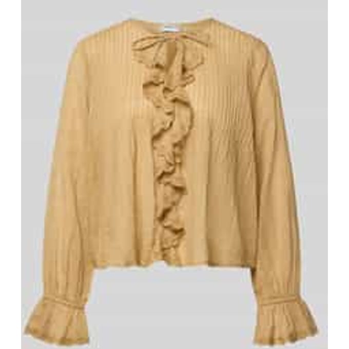regular fit blouse met volants