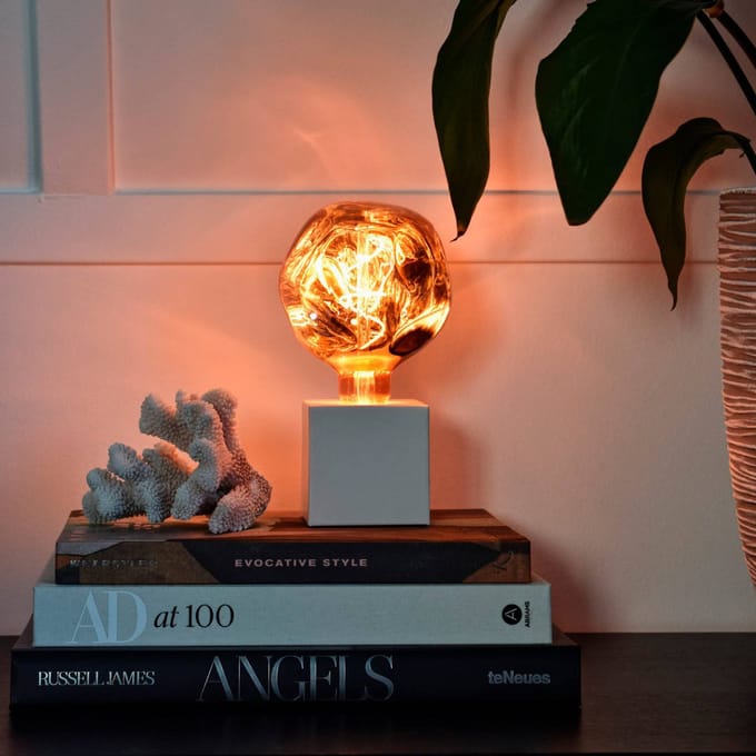Calex Organic Neo Rose - E27 LED Lamp - Filament Lichtbron Dimbaar - 4W - Warm Wit Licht