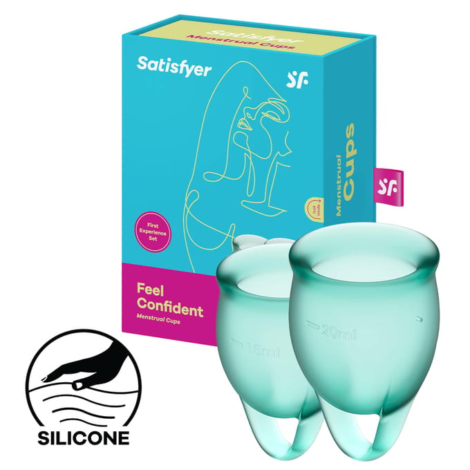 Satisfyer 'Feel Confident - Set van 2 Menstruatiecups', 15 & 20 ml