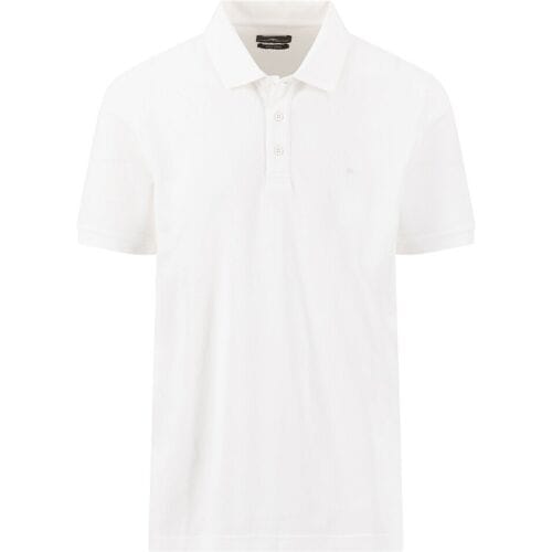 Fynch-Hatton Polo New Solid Piqué 2-Ply Cotton Wit / male
