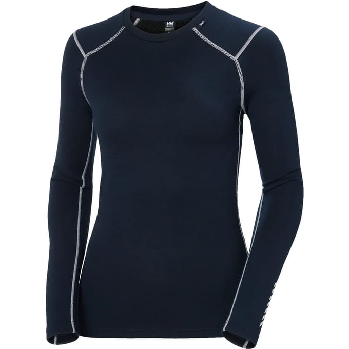 Damesbasislaag met ronde hals Helly Hansen Lifa Merino Midweight Crew