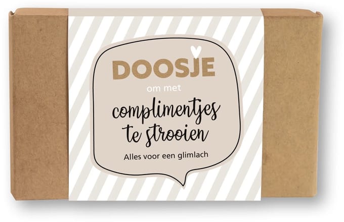 Give X - kadodoosje - Complimentjes om te strooien