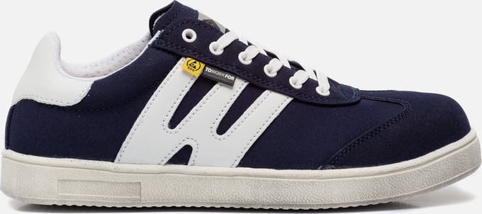 ToWorkFor Lage Sneaker Half Pipe 35801 8A11 S3 ESD Blauw - blauw - 43