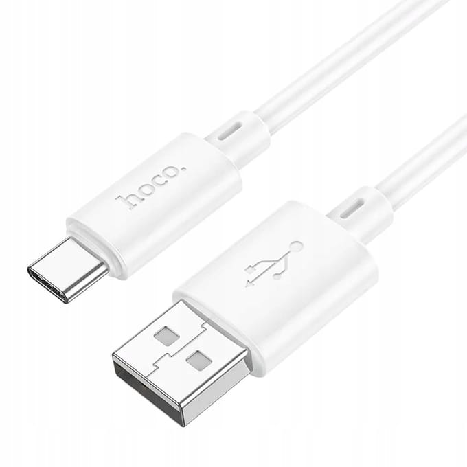 HOCO X88 USB-A - microUSB data- en oplaadkabel, 18W, 1m, Wit